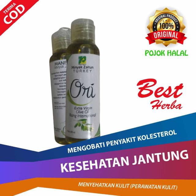 

Minyak Zaitun ORI Ekstrak Olive Oil Turki Untuk Pengobatan Kolesterol Jantung Usus Buntu dll