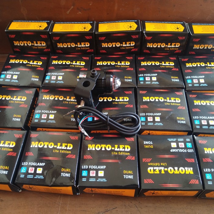 Lampu Motor D2 Laser Led Tembak Foglamp Moto Led Super Terang lite & Premium-3