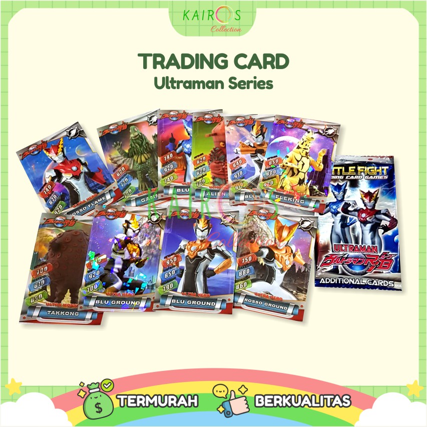 Trading Card Ultraman Mainan Kartu Trading Ultraman