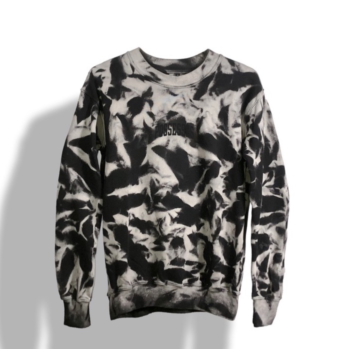 Sweater Crewneck Tie Dye Acid Wash Reflective Possesses
