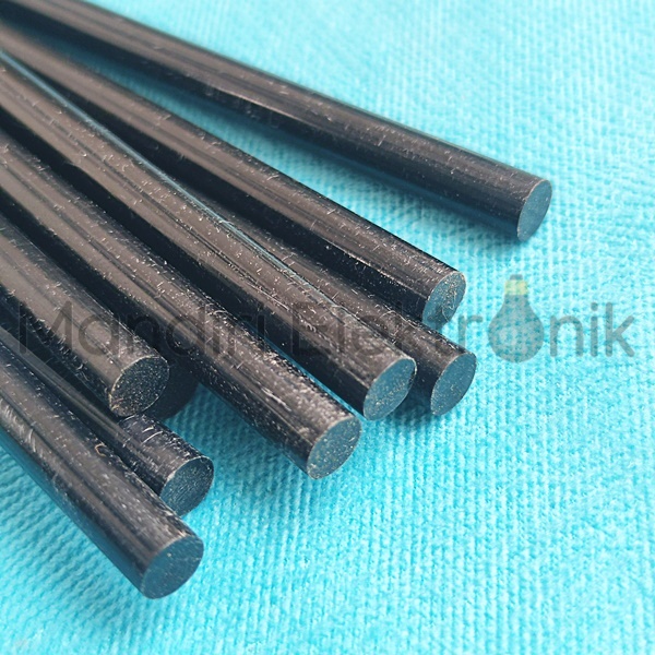 Lem Tembak Bakar Kecil Putih Hitam - Lem Tembak 20cm (7mm) - Glue Stick - Refill Glue Gun Origin