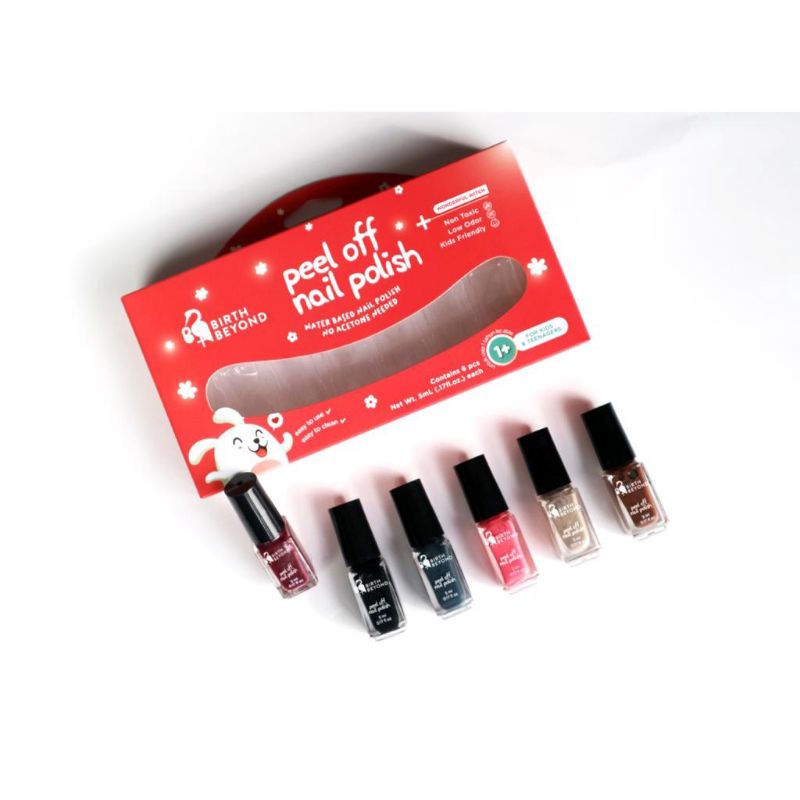 Birth Beyond Nail Polish Peel Off @5ml x 6 pcs