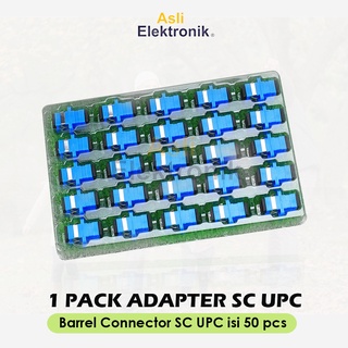 1 Pack/50 Pcs Adapter Sambungan Fiber Optik SC UPC to SC UPC Best Quality adaptor
