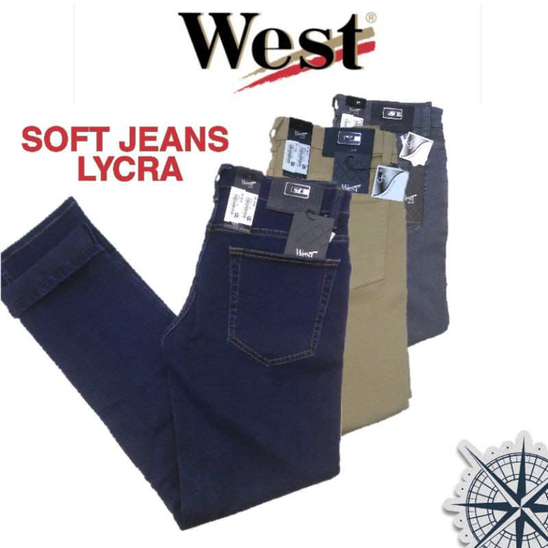 West Jeans Original Skinny Pria / Celana Pria Soft Jeans / Ramayana Jatinegara