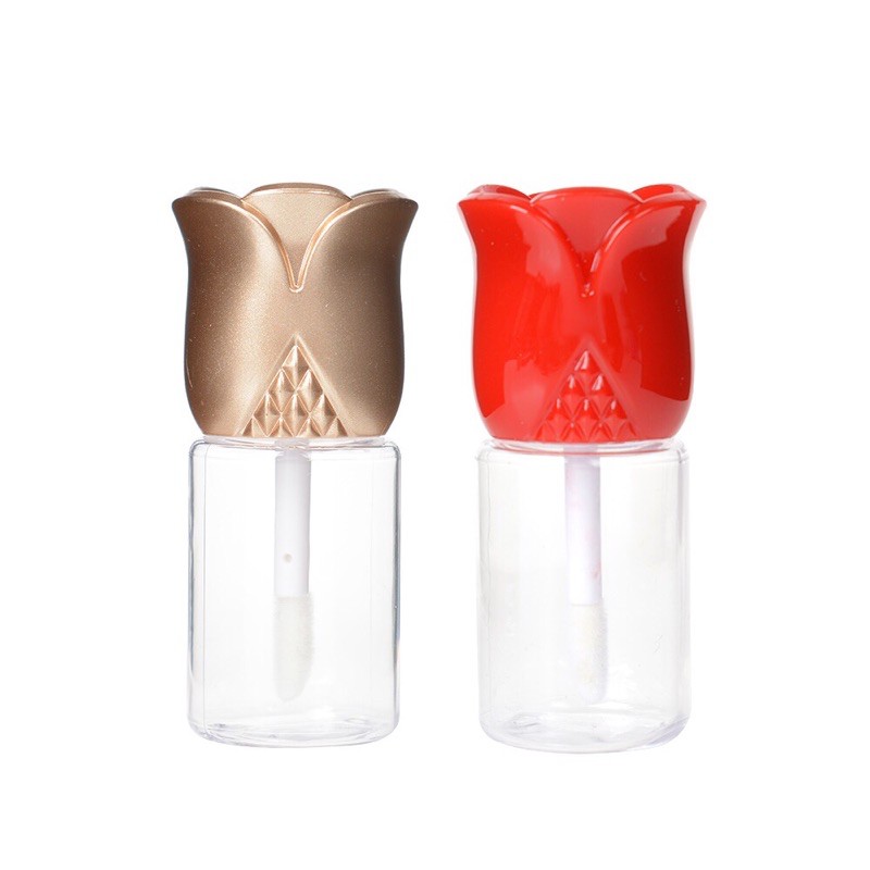 Lip Gloss Tube / Lip Balm Bottle / Botol Lip Gloss bentuk Mawar cute