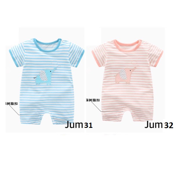 (Kiddiwear) JUM31-32 Jumper bayi-Romper bayi-jumpsuit bayi Setelan anak gaul dan keren