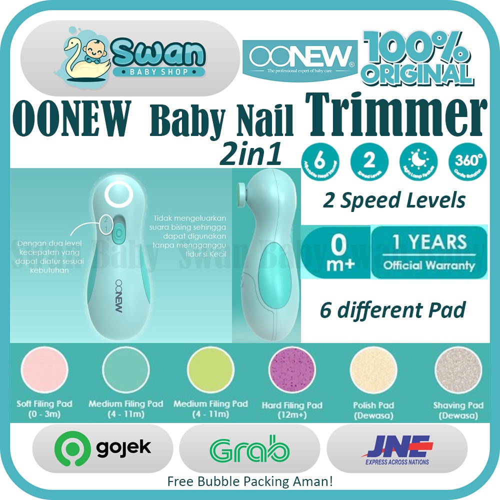 OONEW 2in1 Baby and Adults Nail Trimmer/Pengikir kuku bayi dan dewasa