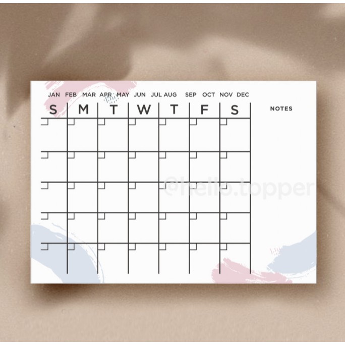 

Daily Planner Akrilik Pattern | Wall Planner Dinding| Schedule Board