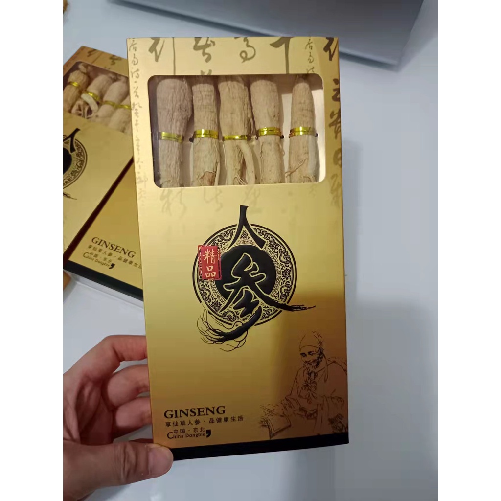 

Ginseng Kering putih 1 kotak bagus (ada 5 batang, cocok untuk hadiah)