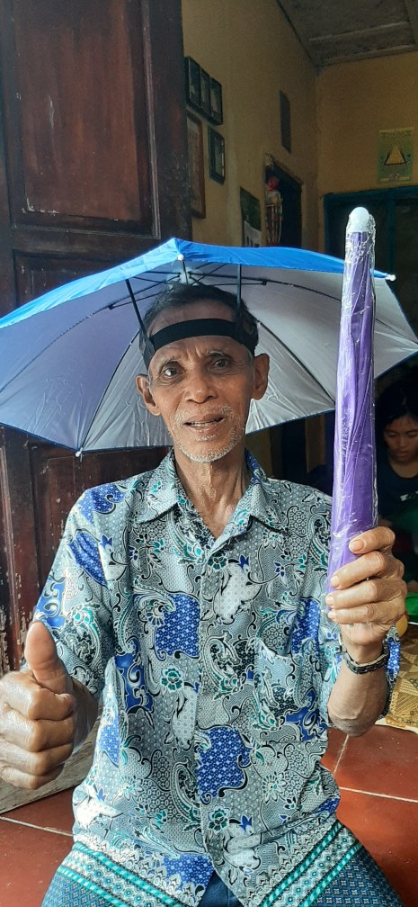 Payung Topi Besar  Diameter 60 Cm 10 Warna Outdoor Anti Uv Termurah Big Jumbo