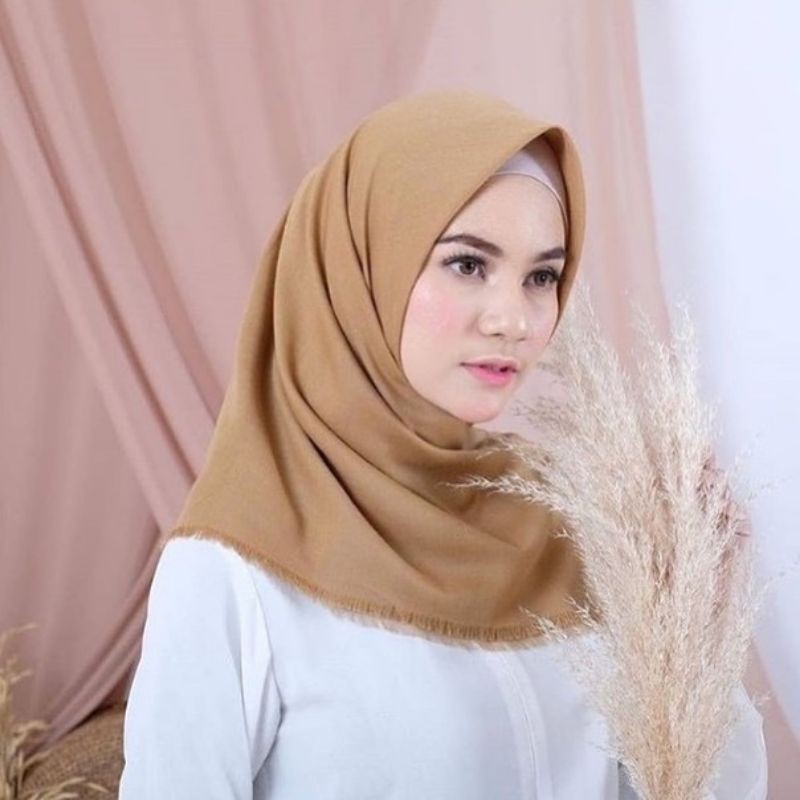 Hijab Segiempat saudia Exclusive// Saudia Polos Rawis// Part 1//hijab segi empat//jilbab