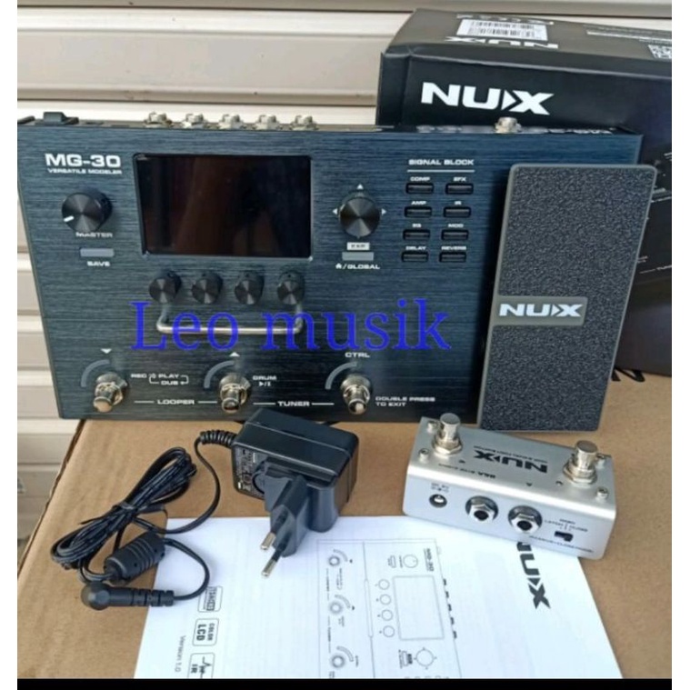 NUX MG30 MG-30 NUX EFFECT PEDAL GUITAR Listrik Versatile Modeler