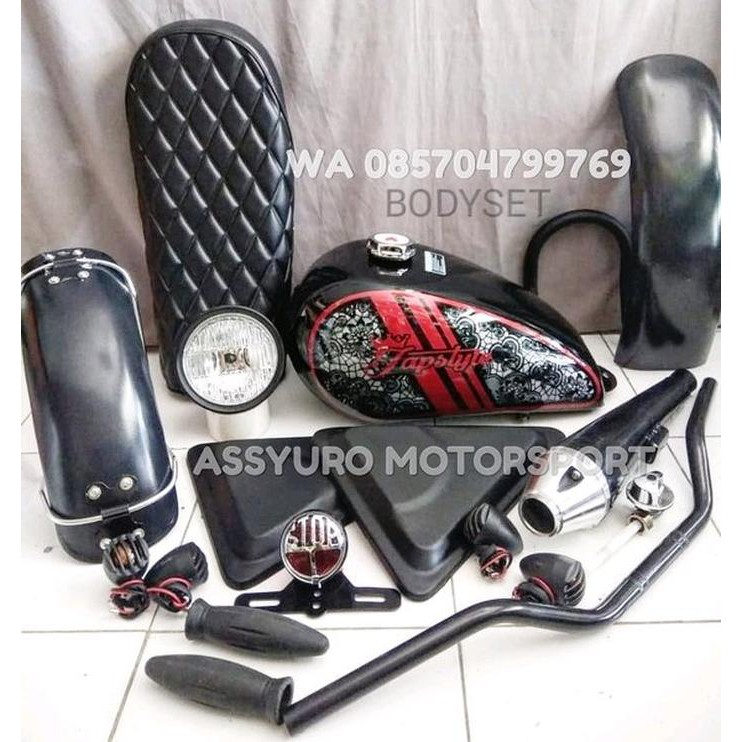 PAKET BODY SET JAPSTYLE  KUSTOM BRATSTYLE BOBBER GL MP 