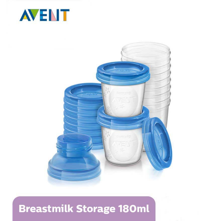 PHILIPS AVENT BREASTMILK STORAGE CUP 180ML