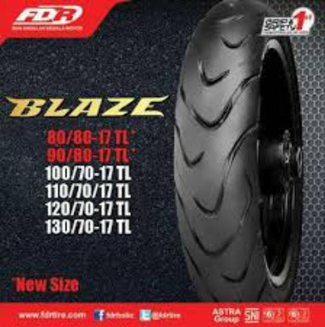 FDR Blaze uk. 100/70 - 17 (Intermediate Compound)