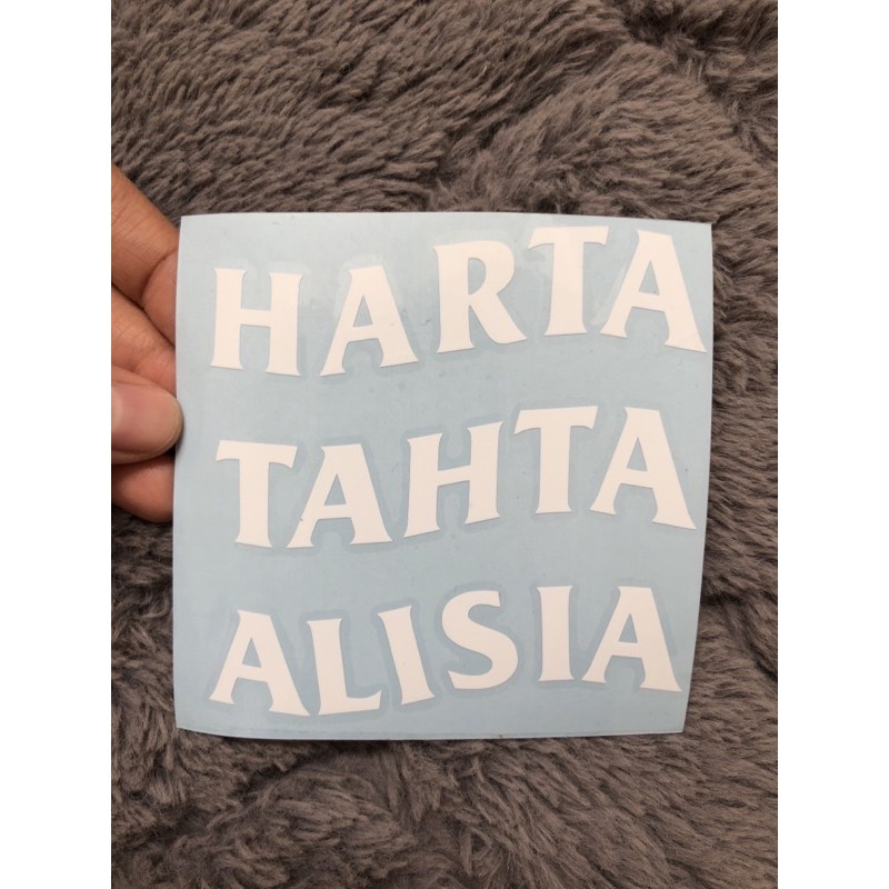 

Cutting sticker harta tahta Alisia