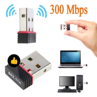 .USB Adapter 300 MB/S USB WIFI WIRELESS NETWORK DONGLE RECEIVER FOR PC COMPUTER / USB WiFi Adapter Wireless Mini Network DONGLE 300 Mbps