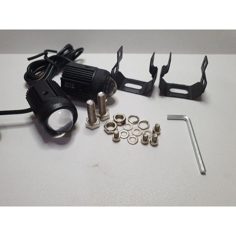 Lampu Motor/Mobil Laser gun 2 warna Putih kuning Kualitas grade A Super Terang Termurah-1