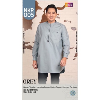 Kurta Koko Nibras NRK 005 Grey