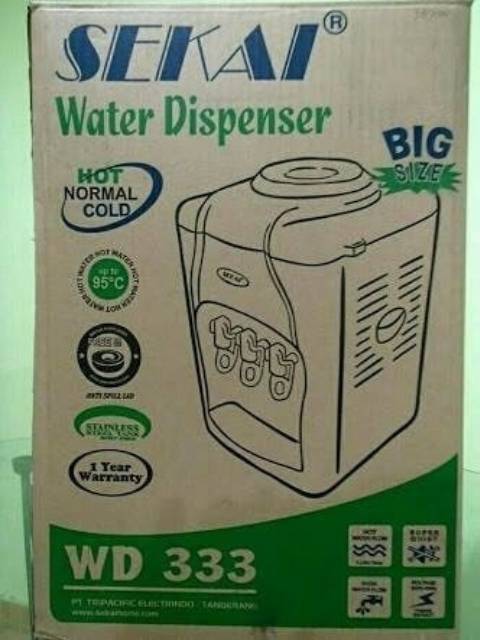 Sekai WD 333 Dispenser PANAS DINGIN NORMAL 3 KRAN