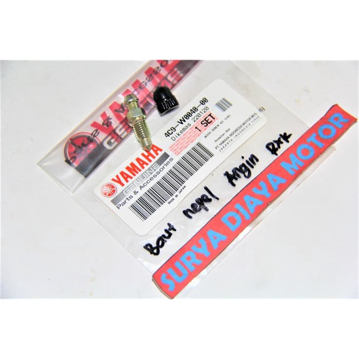 Nepel Baut Baud Setelan Stelan pembuangan Angin Caliper Depan Rx King