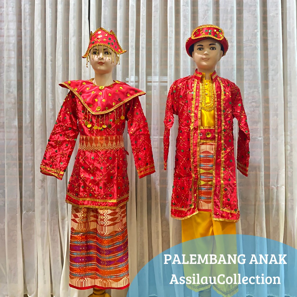 PAKAIAN TRADISIONAL ANAK PALEMBANG//ADAT TRADISIONAL ANAK PALEMBANG//BAJU ADAT ANAK PALEMBANG