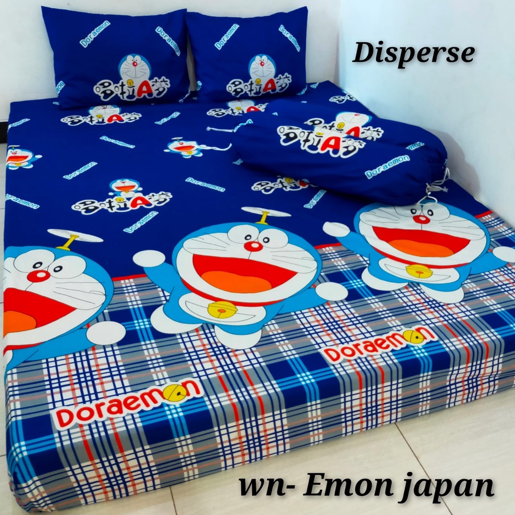 12 motif doraemon Sprei murah, sprei homemade, sprei karaker anak, sprei best seller