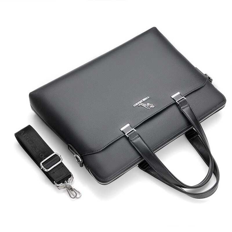 Rhodey Tas Selempang Laptop Pria Premium Kulit Leather Bag - HA-036