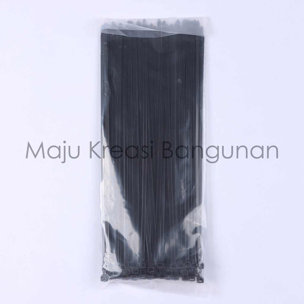 Kabel Ties 3,6 x 300mm Hitam Putih 300 mm 30cm 30 cm Cable Cableties