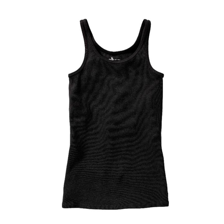 Singlet Anak Hitam Polos | Girls Black Tanktop 14t