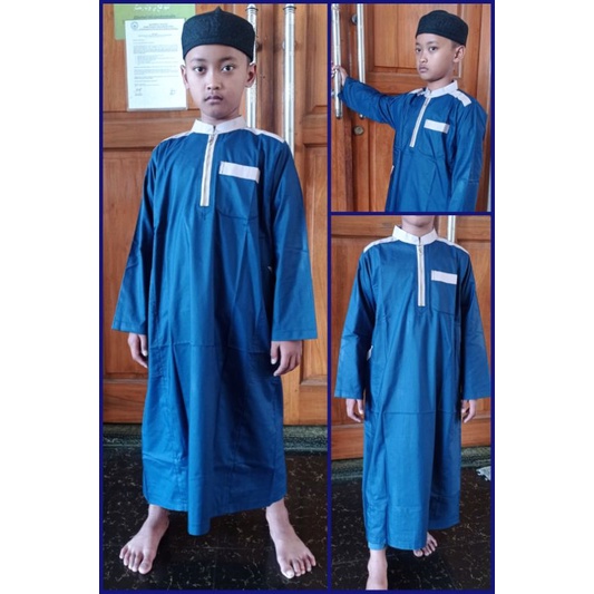 Gamis Jubah Anak Laki Laki 11-14 Tahun || Jubah Anak Laki Laki Model Terbaru || Jubah Anak BurooQ 252 Pecah Pola