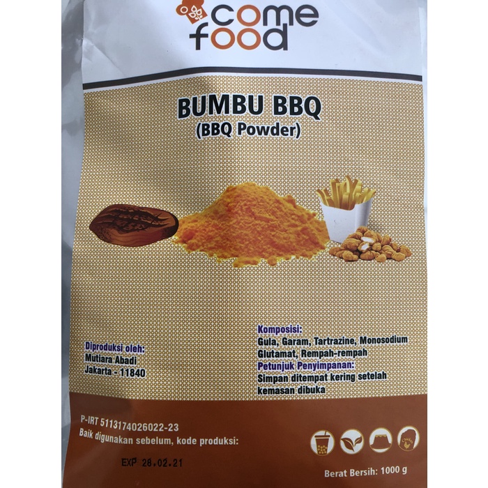 

MURAH Bbq Powder Come Food / bumbu barbeque / tabur 500 gram / perisa