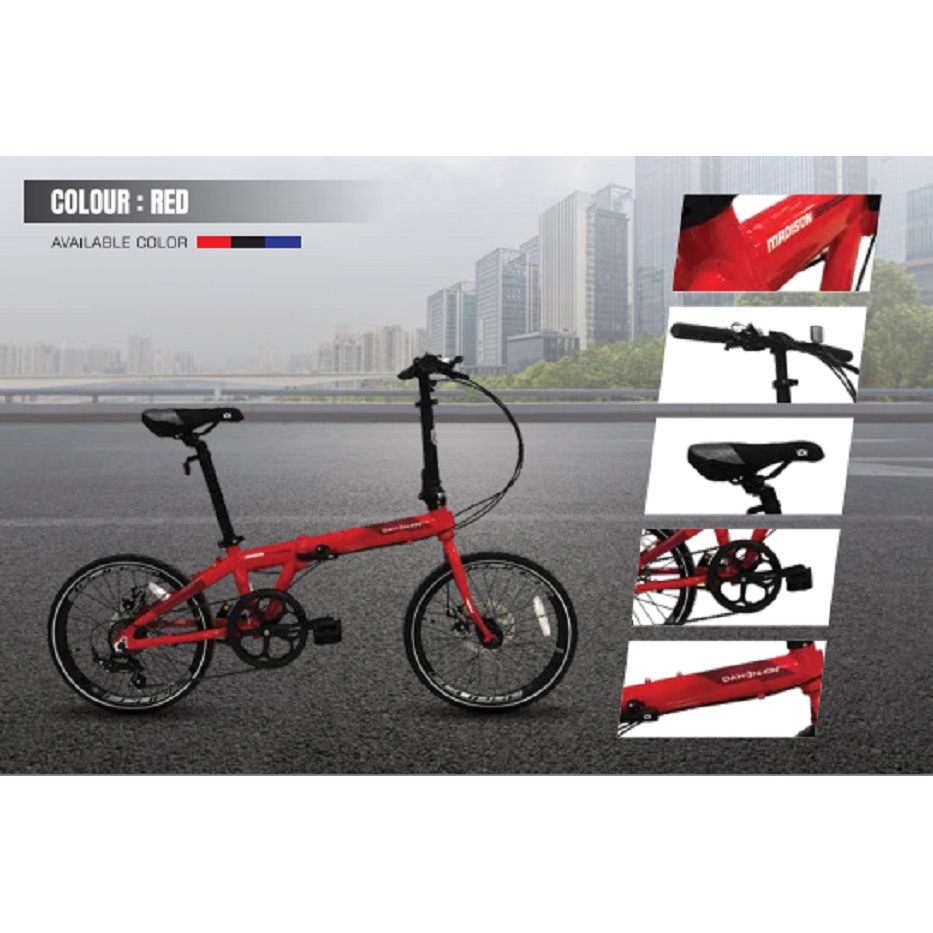 Sepeda Lipat Dahon Ion Madison 20 inch SNI Garansi Frame by element bisa kredit cicilan folding bike-1