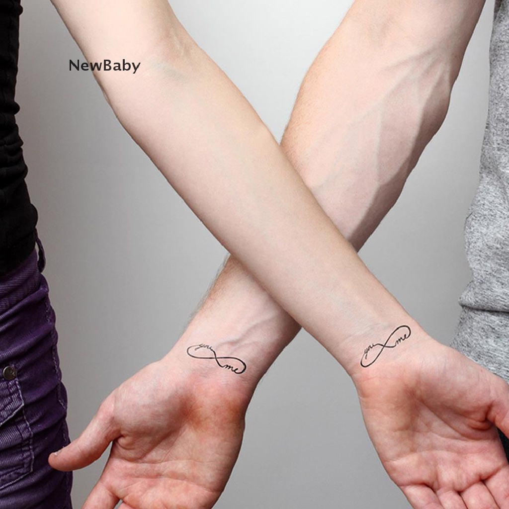 Newbaby 1pc Stiker Tattoo Temporer Metalik Sexy Anti Air Bisa Dilepas Untuk Body Art