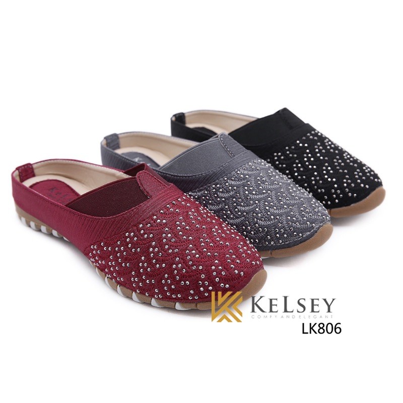 (GRATIS ALAS KAKI) NICOLE SANDAL SLIP ON KELSEY LK806