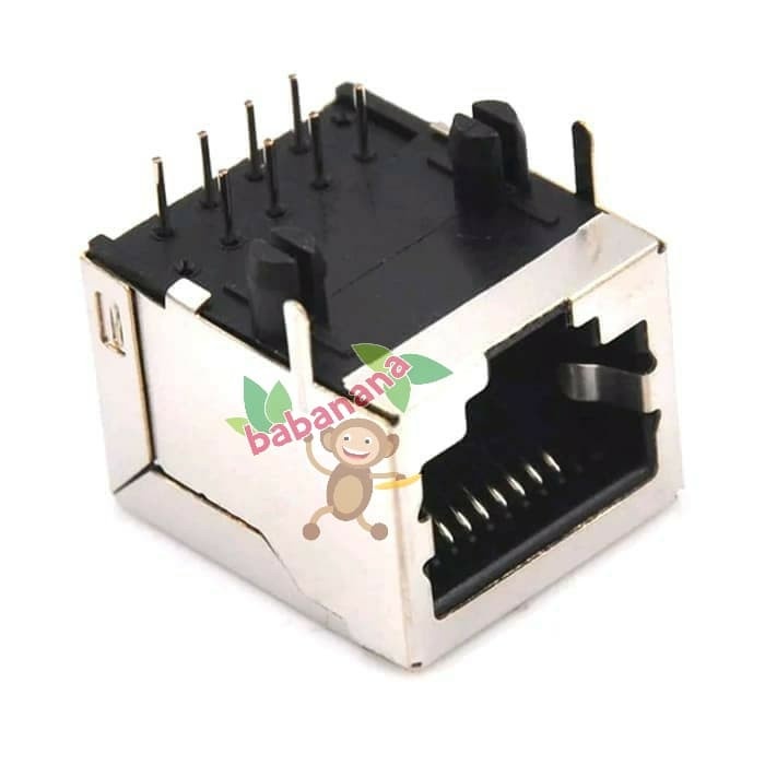 Konektor RJ45 Female 8P8C PCB 8 Pin LAN