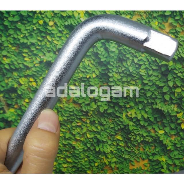 Massaki Gagang kunci sock / sok L 1/2&quot; / Stang sok L / L handle 1/2 inch