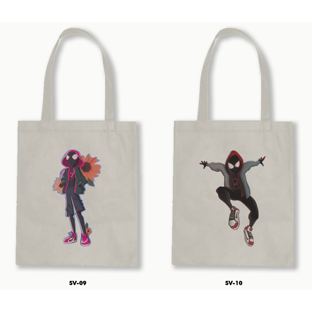 TOTE BAG RESLETING - Spider Man Into the Spider Verse