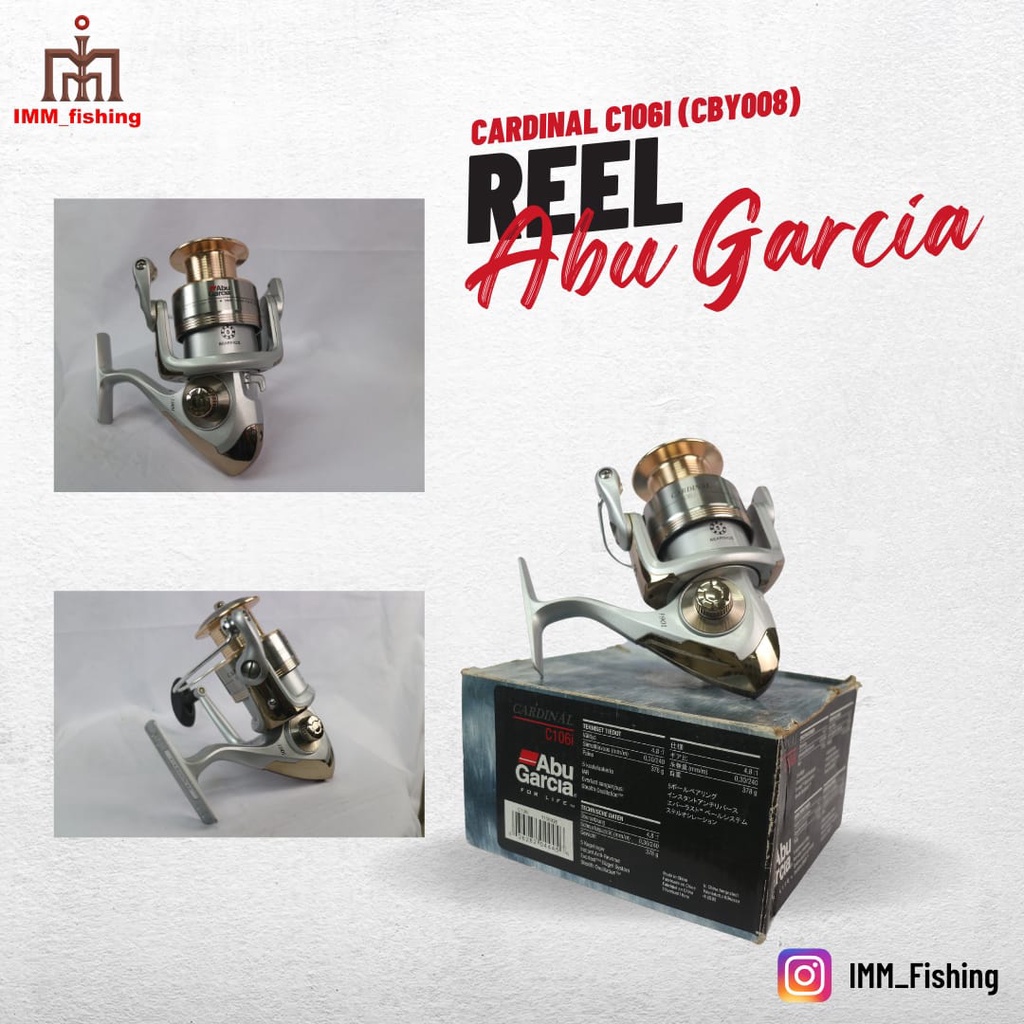 REEL ABU GARCIA CARDINAL | Alat Gulungan Pancing | Spinning