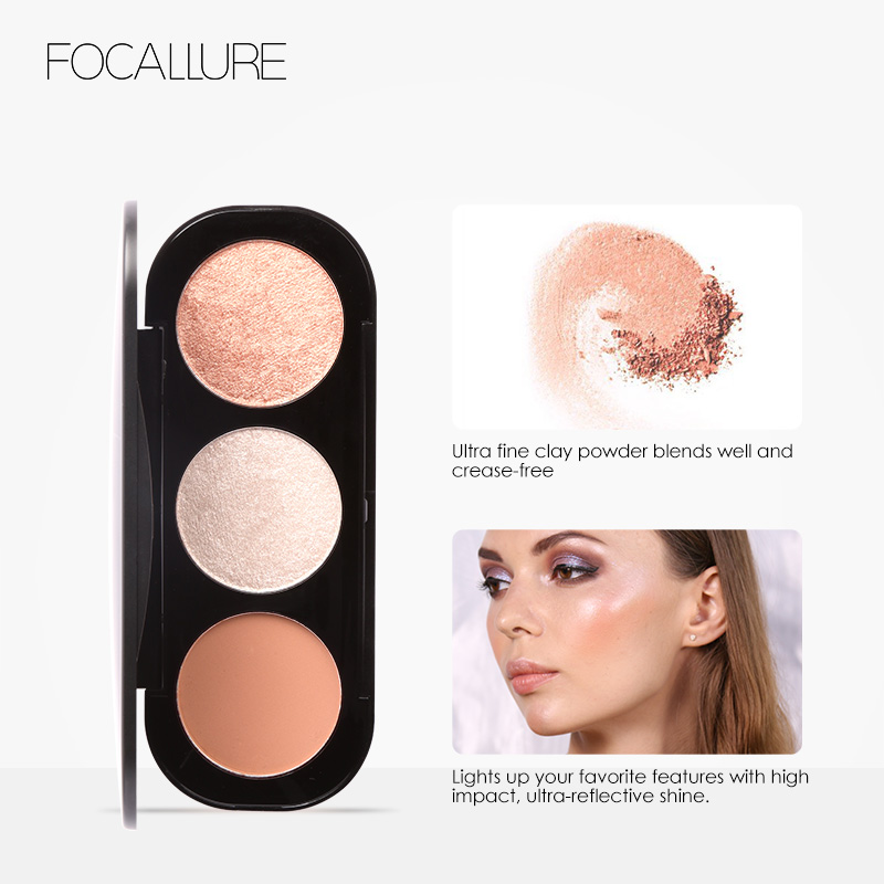 FOCALLURE palet Blush on &amp; highlighter  FA26