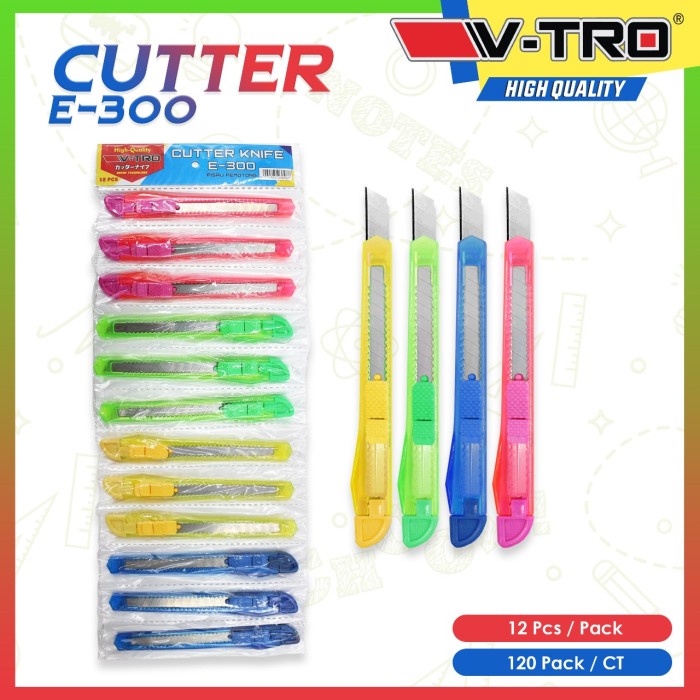 

Unik Cutter Kecil Rencengan/ Pemotong Vtro E-300 / 1 Papan 12 Pcs Bergaransi