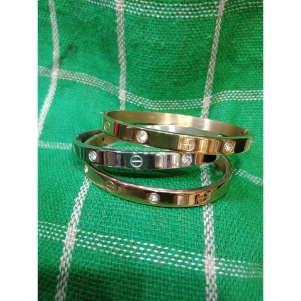 gelang titanium cartier ecer 3 warna