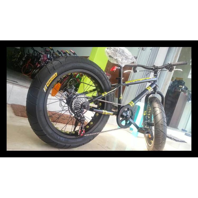 Berkualitas Wimcycle Fatman Kids 20" Ban Lebar (Fatbike) Best Seller