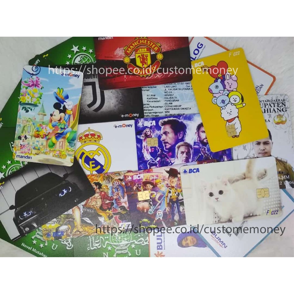 Emoney Tayo The Little Bus Kartun Movie Etoll EMoney Mandiri Flazz GEN 2 BNI Tapcash BRI Brizzi-2 SISI