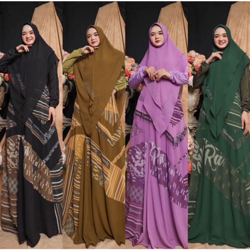 Gamis set syar'i brand Humaira