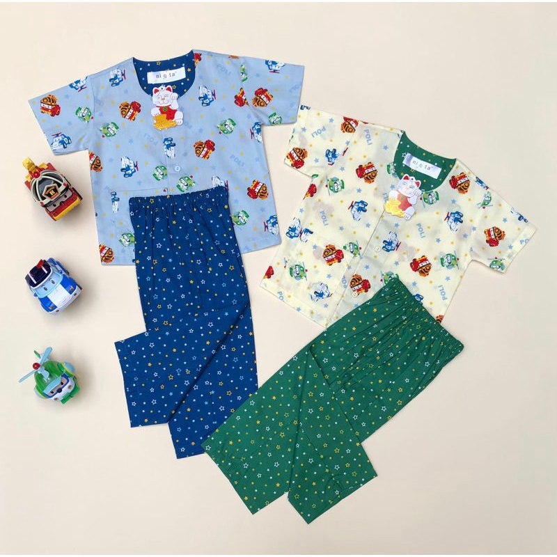 PIYAMA NIQTA POLI / PIYAMA NIQTA ANAK POLI / PIYAMA NIQTA DEWASA POLI / PIYAMA IBU DAN ANAK / BAJU C
