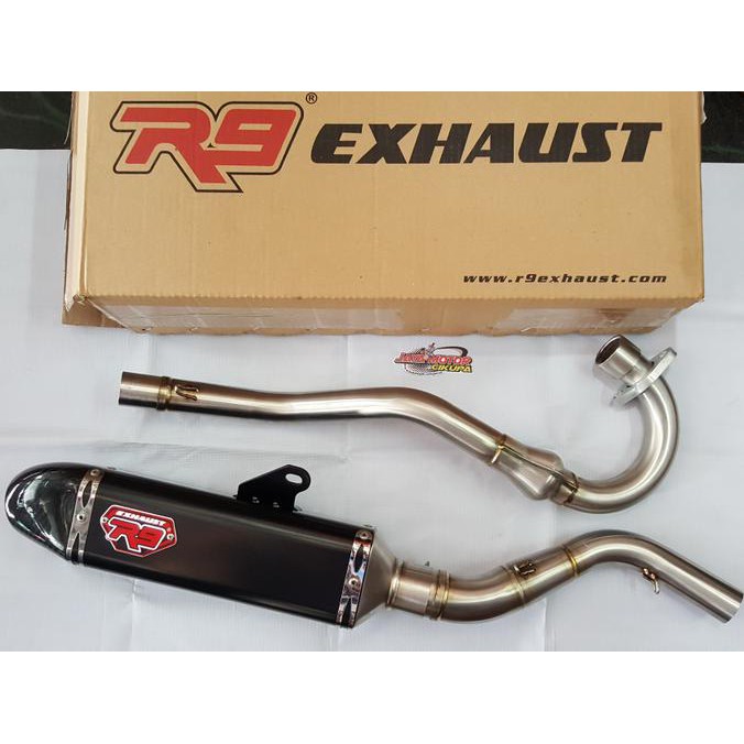 Knalpot R9 Honda CRF 150 L MGX Black Series
