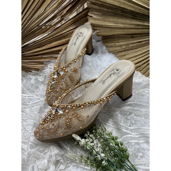 sepatu Rafaizoutfit sepatu wedding Alena nude tinggi 7cm tahu