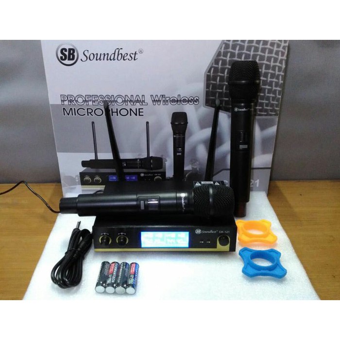 MIC WIRELESS SOUNDBEST CK121 ORIGINAL PLUS HARCASE