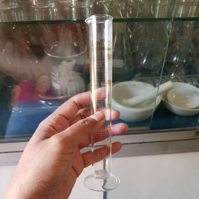 Gelas ukur 50ml pyrex